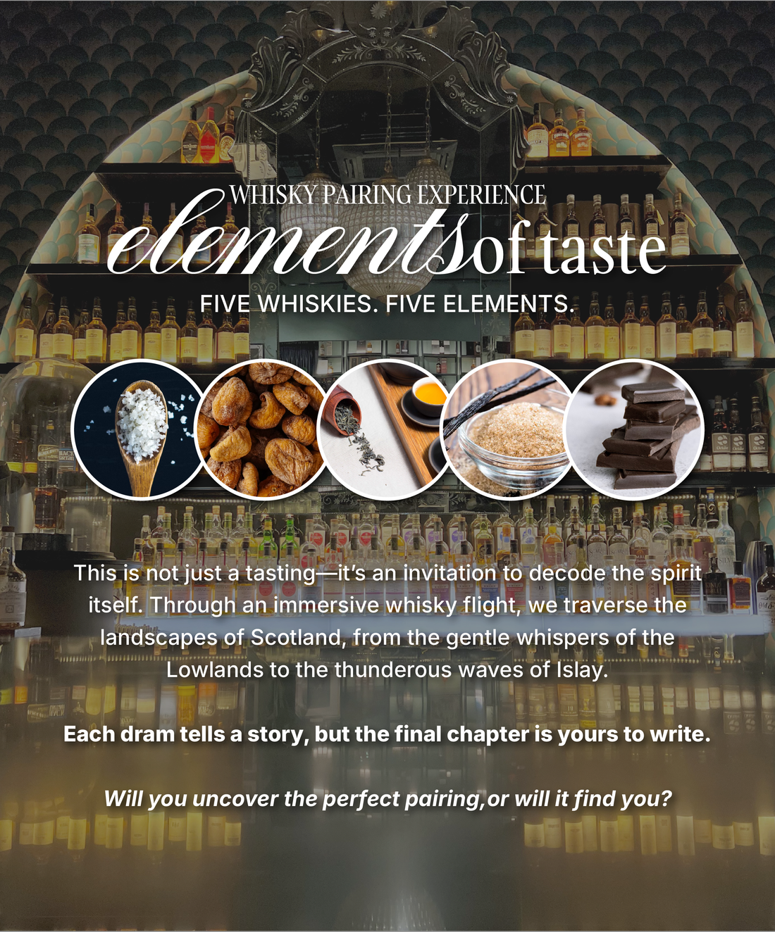 Elements Of Taste - Whisky Pairing Experience (May)