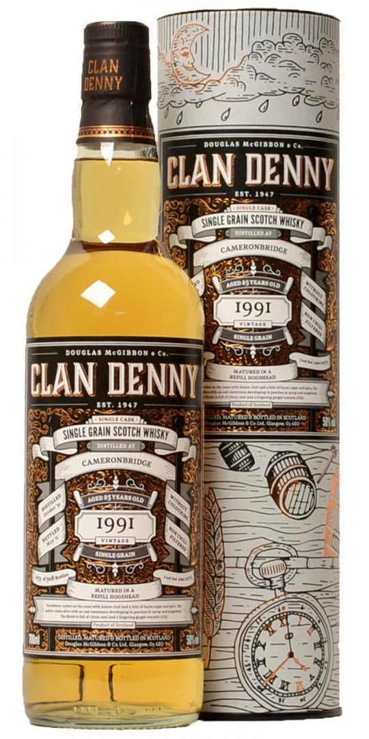 Clan Denny Grain Whisky Cameronbridge 29 Years
