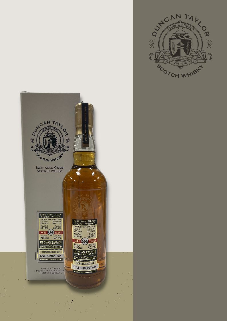 Duncan Taylor Rare Auld Grain Caledonian 1987 34Yrs