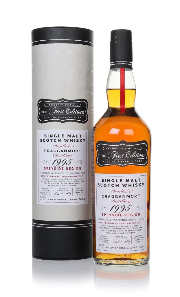 First Edition Cragganmore 1995 Aged 26 Yrs