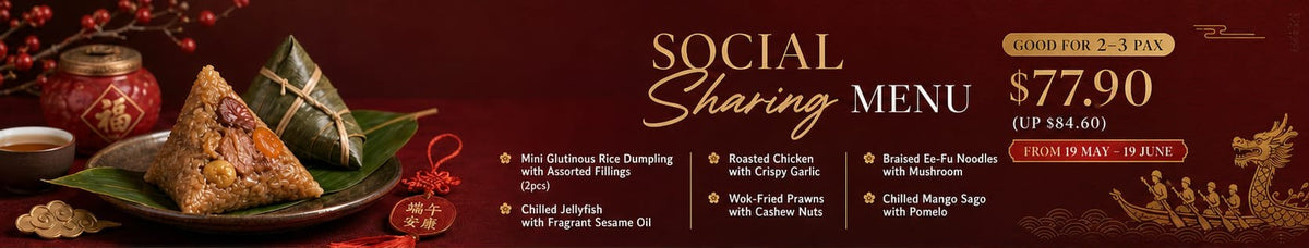 Social Sharing Menu D $77.90++